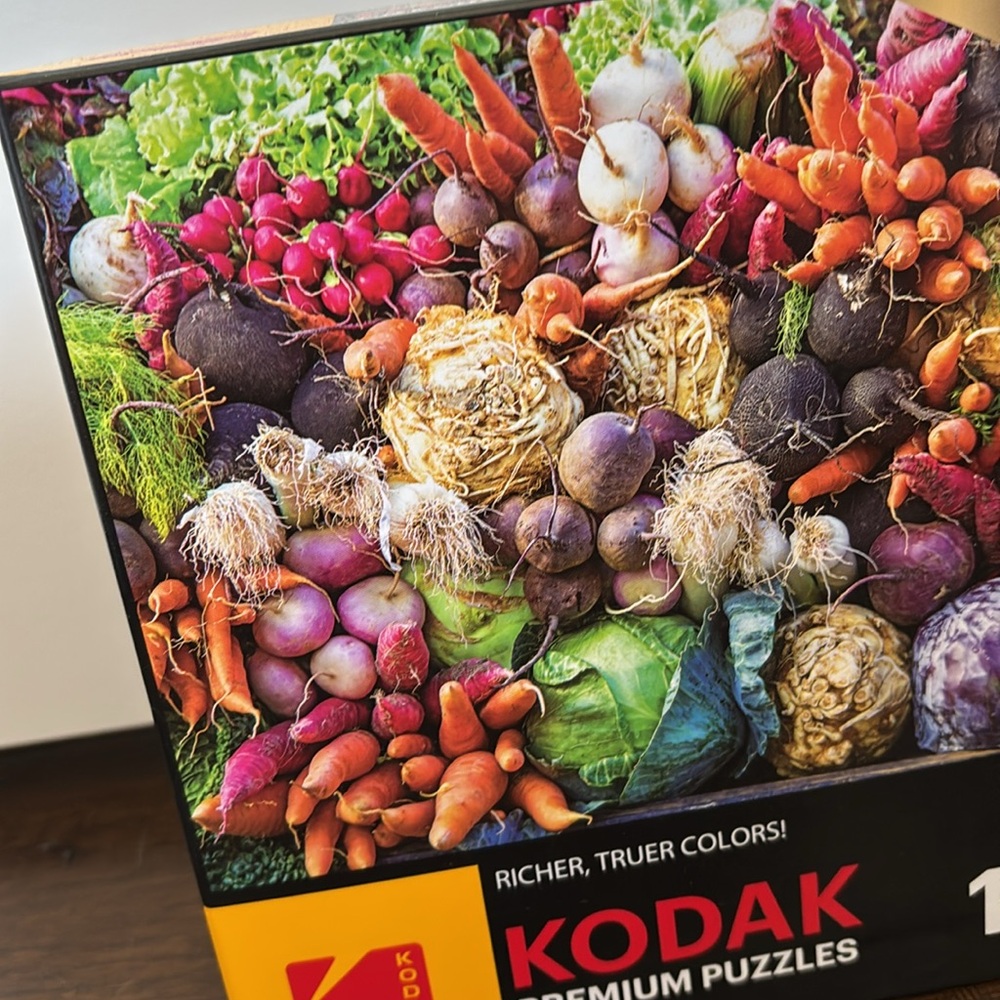 Kodak Garden Vegetable 1000 Piece Jigsaw‎ Puzzle Garden Lover